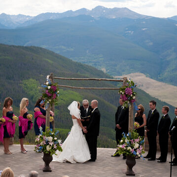 Top of Vail Mountain, Wedding Deck